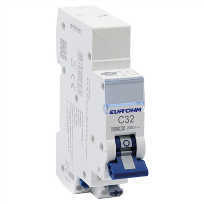 EUR’OHM – Disjoncteur PH+N 32A 4.5KA – 20322