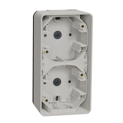 SCHNEIDER MUREVA STYL – Boite 2 postes vertical blanc ip55 – MUR39912