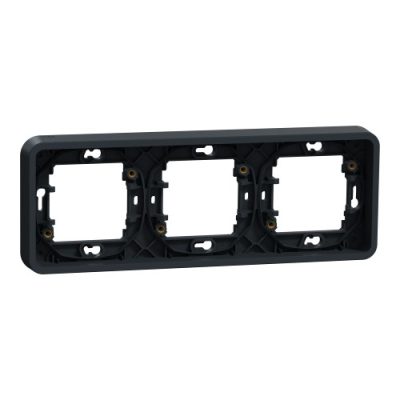 SCHNEIDER MUREVA STYL – Cadre 3 postes encastrée gris ip55 – MUR34109
